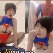น้องแอม มิยาบิ Muaymyb Onlyfans ใส่ชุดซูเปอร์แมนควยใหญ่ๆตอกหีเนียนๆ